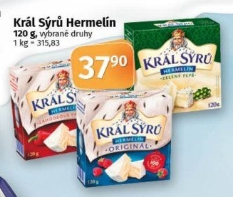Sýr Hermelín Král sýrů
