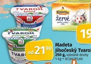 Tvaroh Jihočeský Madeta