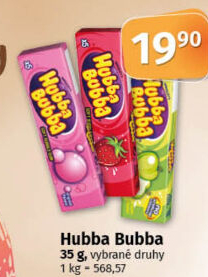 Žvýkačky Hubba Bubba