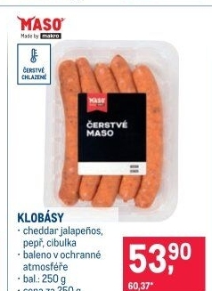Klobása s cibulkou MASO Made by makro