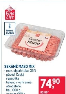 Mleté maso mix Fine Life