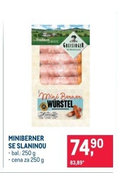 Párečky miniberner Greisinger