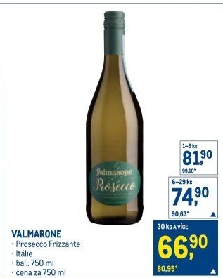 Prosecco Frizzante Valmarone