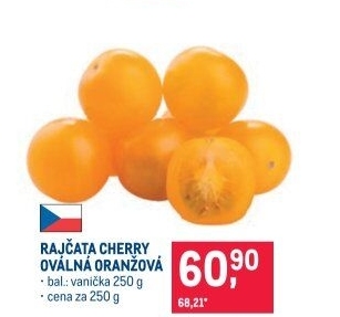 Rajčata cherry oválná