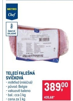 Telecí falešná svíčková Metro Chef