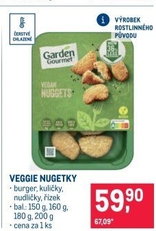 Veganský řízek Veggie Garden Gourmet