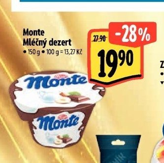 Monte Mléčný dezert
