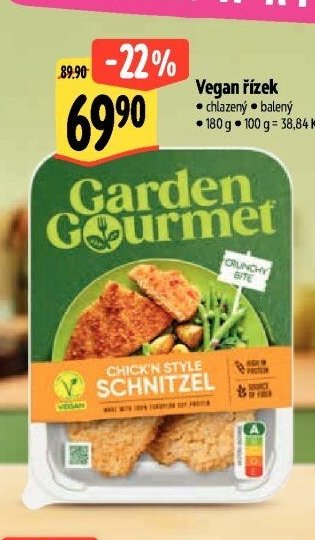 Garden Gourmet Vegan řízek