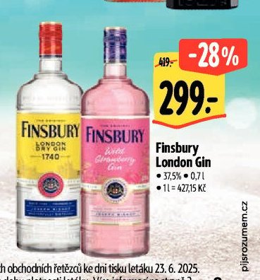 Finsbury London Gin