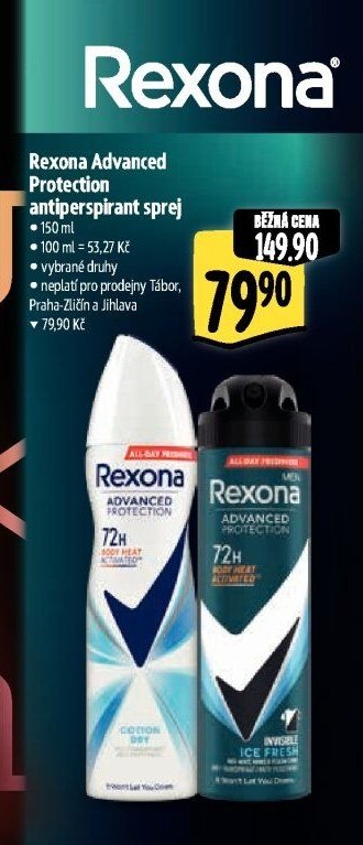 Rexona Advanced Protection antiperspirant sprej