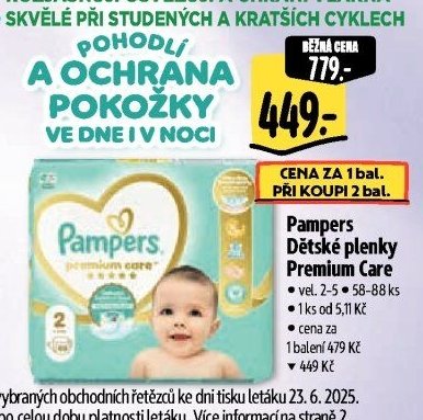 Pampers Dětské plenky Premium Care