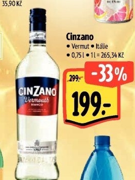 Aperitivy Cinzano