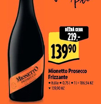 Frizzante Prosecco Mionetto