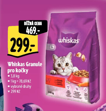 Granule pro kočky Whiskas