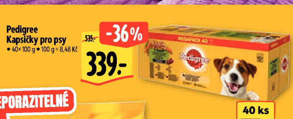 Kapsičky pro psy Pedigree