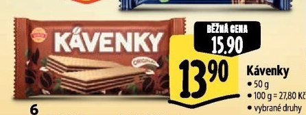 Oplatky Kávenky Sedita