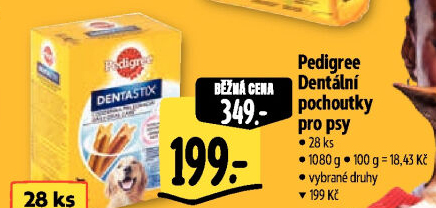 Pamlsky pro psy Denta Stix Pedigree