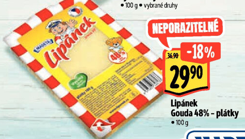 Sýr Gouda Lipánek Madeta