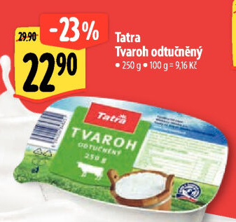 Tvaroh odtučněný Tatra