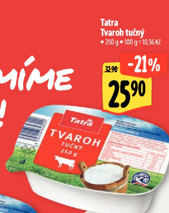 Tvaroh tučný Tatra