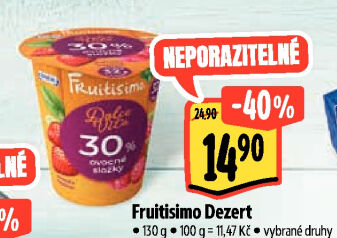 Tvarohový dezert ovocný Dolce Vita Fruitisimo Madeta