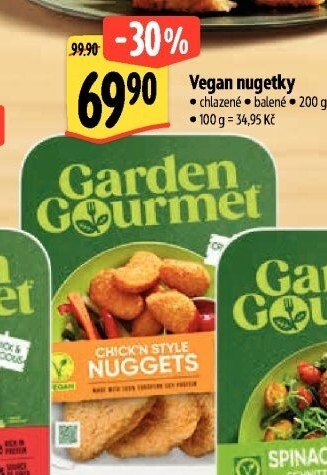 Veganské nugetky Veggie Garden Gourmet