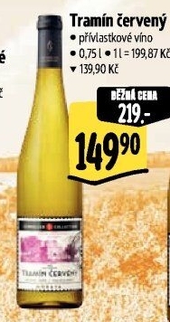 Víno Tramín červený Sommelier Collection - přívlastkové