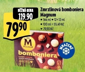 Zmrzlina bonboniéra Bomboniera Magnum Algida