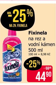 Čistič na rez a vodní kámen Fixinela