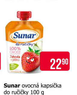 Kapsička do ručičky Ovocný příkrm Sunar