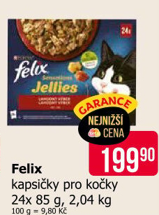 Kapsičky pro kočky Felix Purina