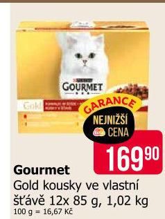 Konzerva pro kočky Gold Gourmet Purina