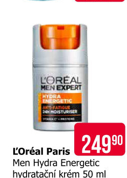 Krém pleťový pánský Hydra Energetic Men Expert L'