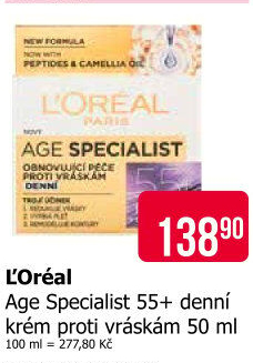 Krém pleťový proti vráskám Age Specialist L'