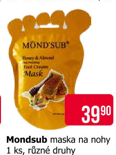 Maska na nohy Mondsub