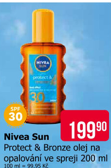 Olej na opalování ve spreji OF 30 Protect&