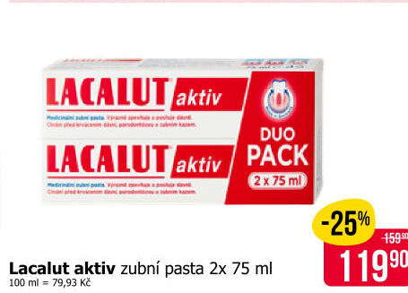 Pasta na zuby Aktiv Lacalut