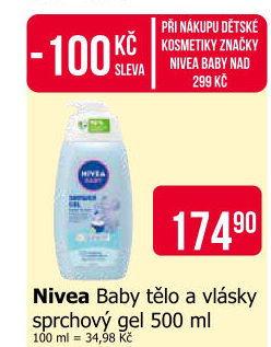 Šampon dětský na tělo a vlásky Nivea Baby