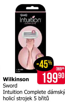 Strojek holicí dámský Intuition Complete Wilkinson