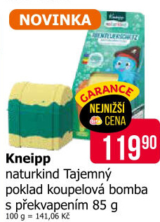 Šumivá bomba do koupele dětská Kneipp