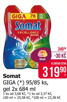 Tablety do myčky All in 1 Extra Somat