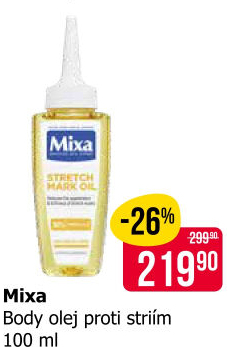 Tělový olej proti striím Mixa