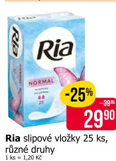 Vložky dámské slipové Ria