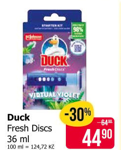 WC blok bodový Fresh Discs Duck