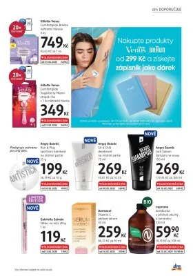 akční leták dm drogerie 3.7.2025-6.8.2025