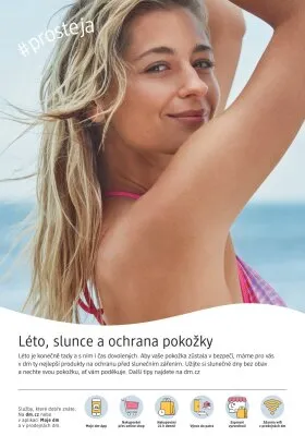 akční leták dm drogerie 3.7.2025-6.8.2025