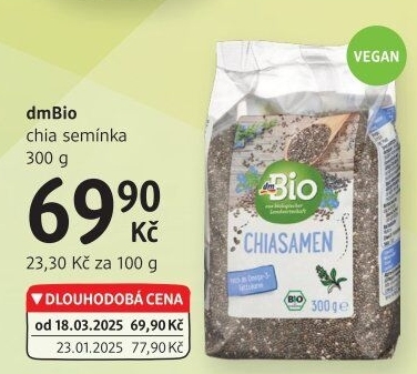 Chia semínka dm Bio