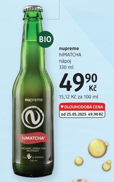 Nápoj hiMatcha Bio Nupreme