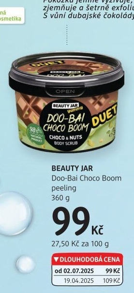 Tělový peeling Beauty Jar