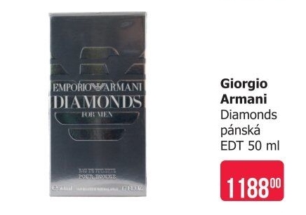 Toaletní voda pánská Diamonds Giorgio Armani